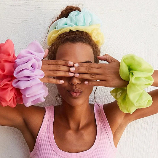 Oversized Scrunchies Big Rubber Hair