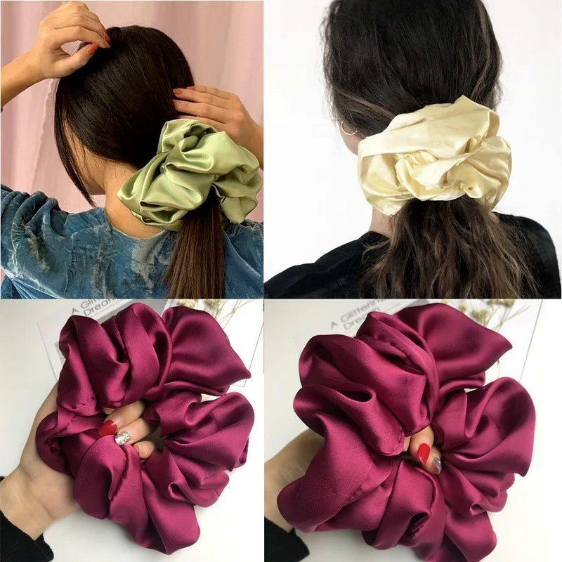Oversized Scrunchies Big Rubber Hair