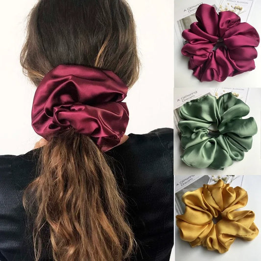 Oversized Scrunchies Big Rubber Hair