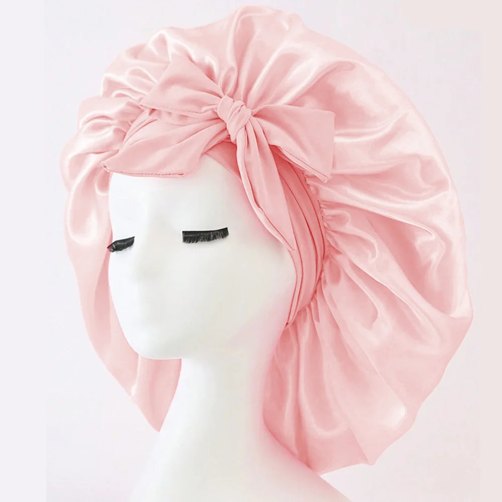 Satin Bonnet Silk Bonnet Adjustable