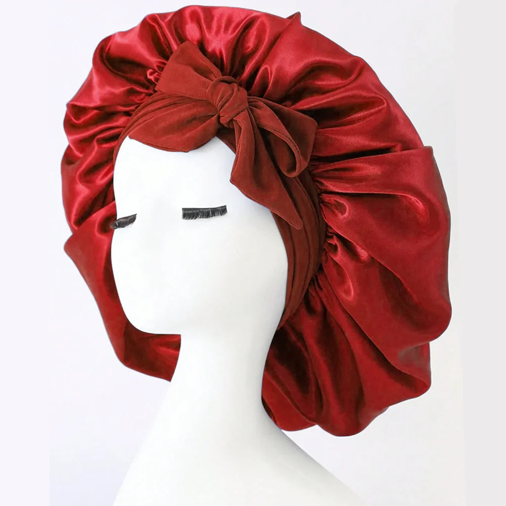 Satin Bonnet Silk Bonnet Adjustable