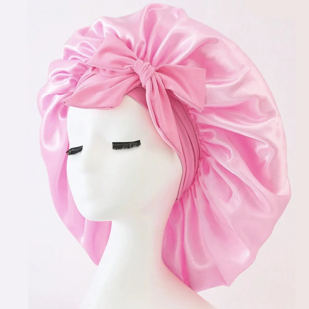Satin Bonnet Silk Bonnet Adjustable