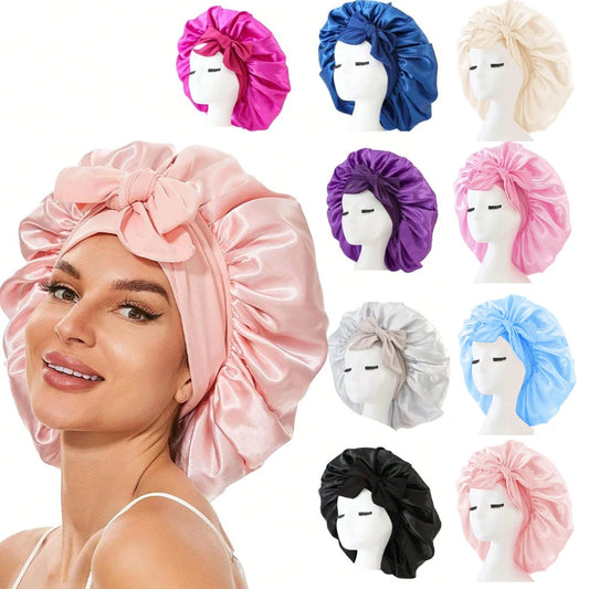 Satin Bonnet Silk Bonnet Adjustable
