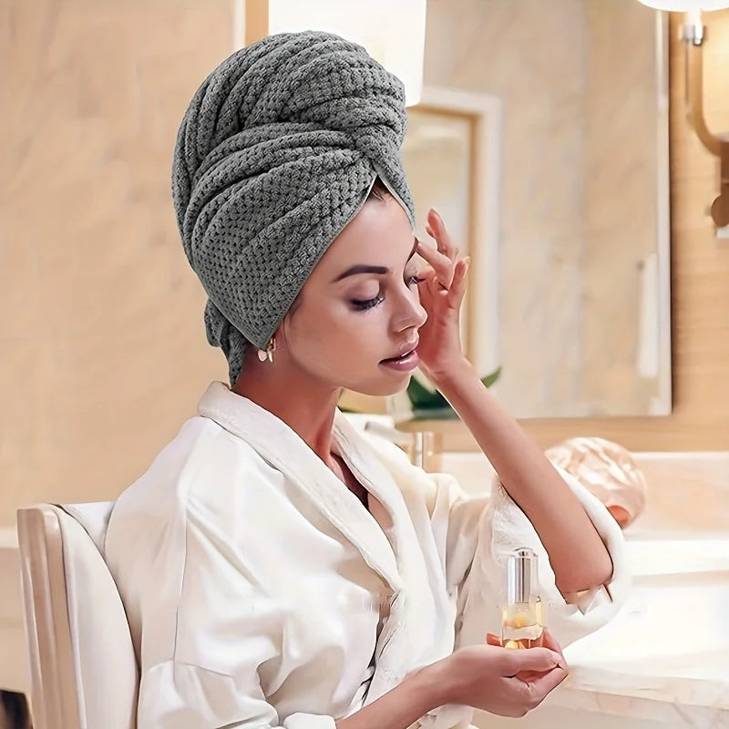Extra-Large Microfiber Hair Towel