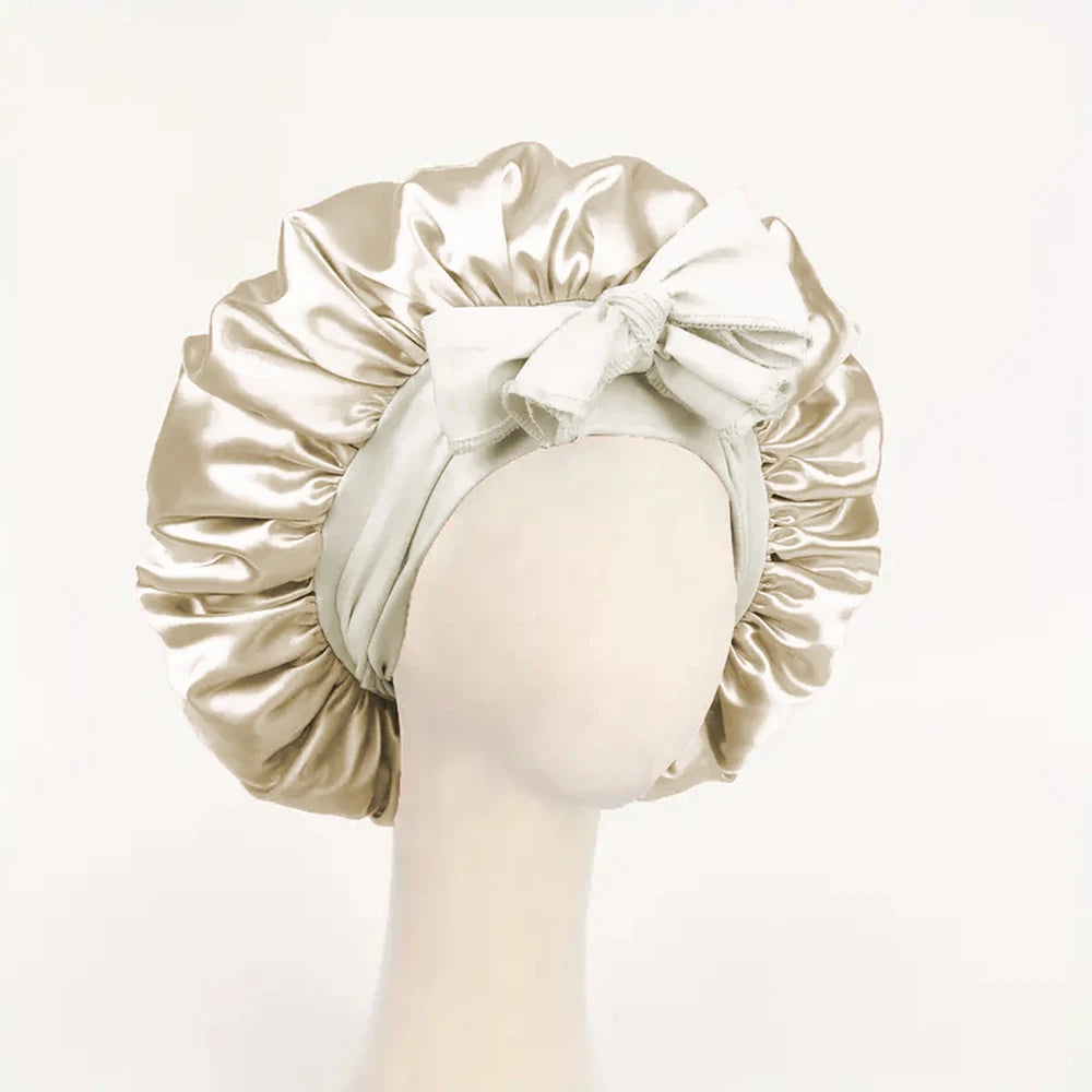 Satin Bonnet Silk Bonnet Adjustable