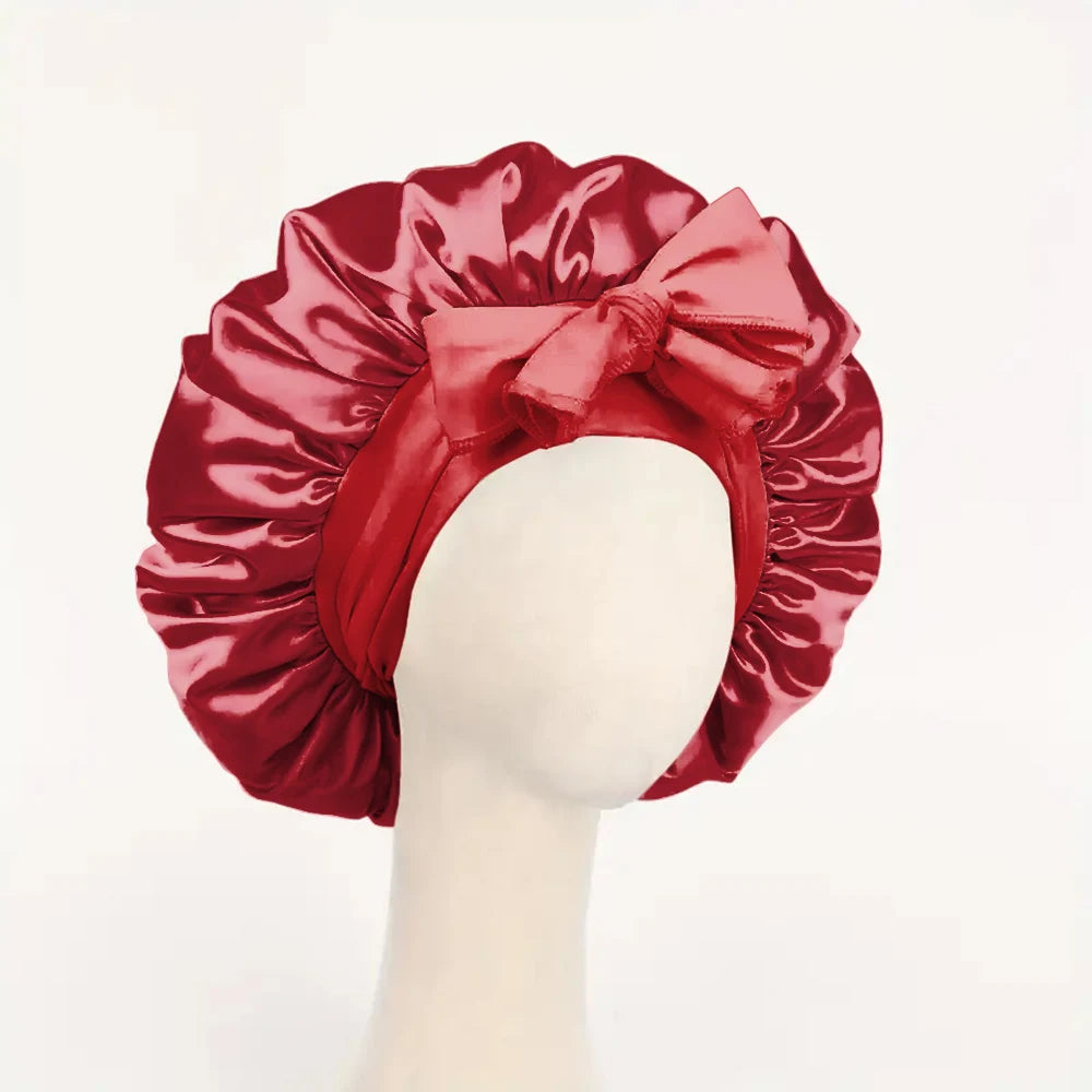 Satin Bonnet Silk Bonnet Adjustable