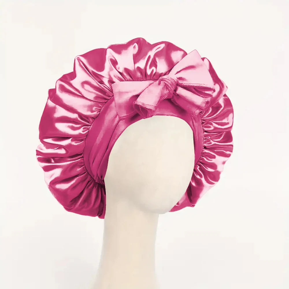 Satin Bonnet Silk Bonnet Adjustable